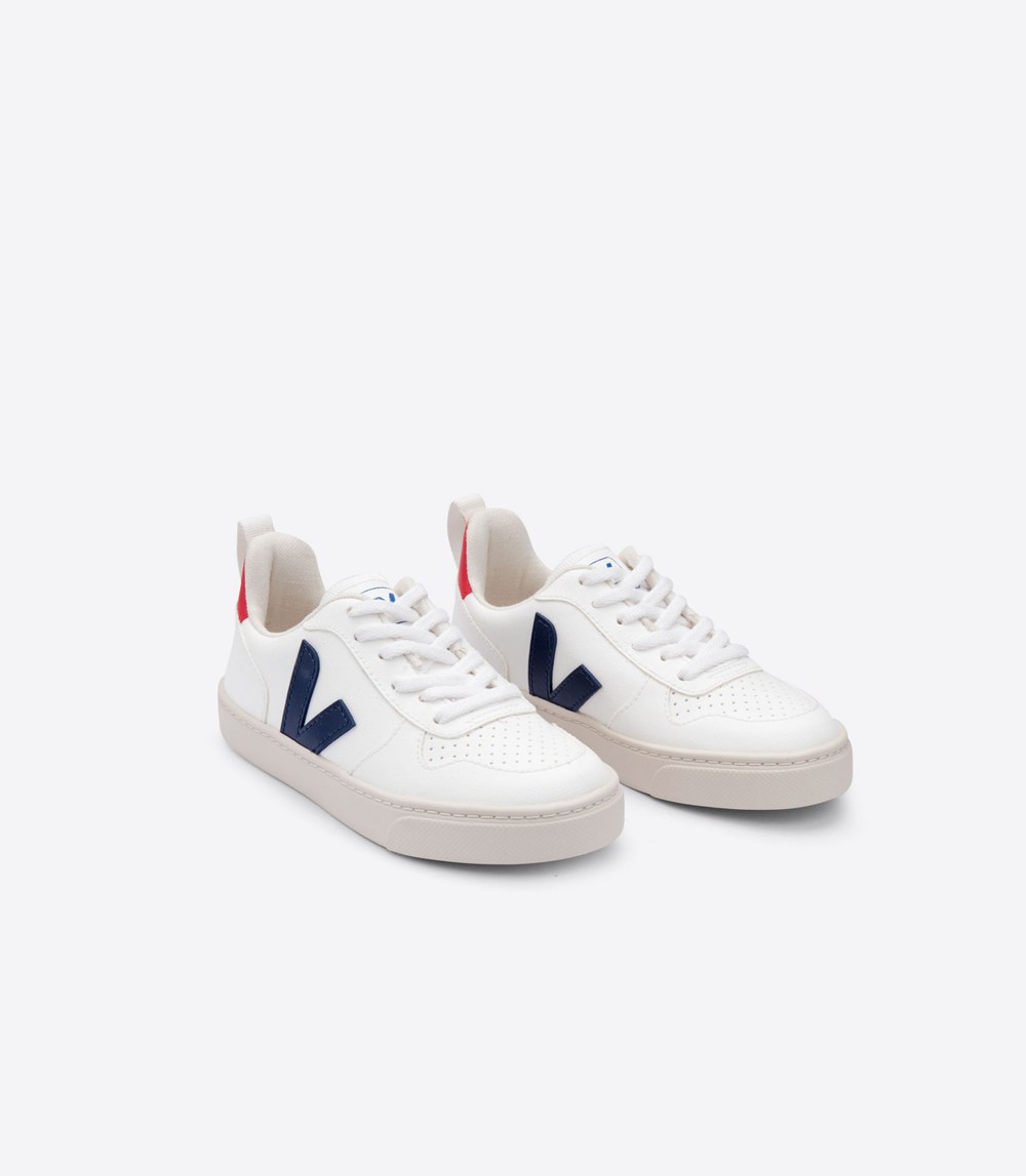 Veja Sneakers Barn - V-10 Cwl - Vita - 589143-TID